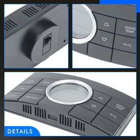 RHAOCZIYAUTO thermostat installed in RV delivering zoned comfort