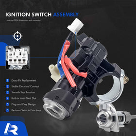 RHAOCZIYAUTO two keys and bolts ready for installation and immediate use