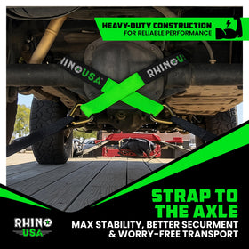 Rhino USA close-up of welded D-ring illustrating secure attachment benefit