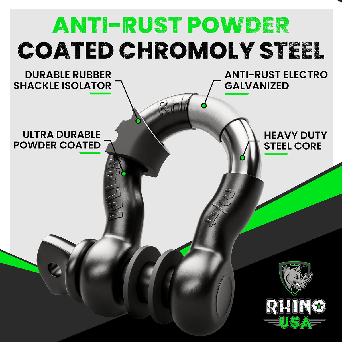 Rhino USA close-up of chromoly finish highlighting corrosion resistance