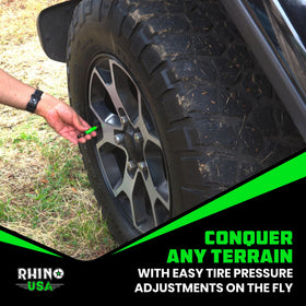 Rhino USA metal thread detail showing durable construction for repeated off-road use