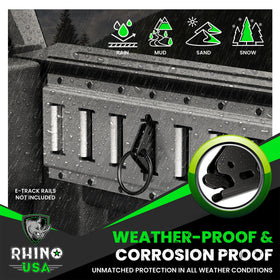 Rhino USA O-ring securing cargo in trailer showing improved load stability on the road