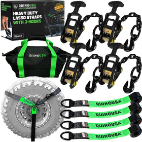Rhino USA front packaging showing complete car hauler kit and contents