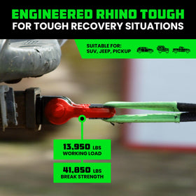 Rhino USA close-up of locking pin showing secure fastening and durability