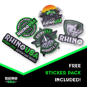Rhino USA deflator staged in truck bed with gear showing easy use during offroad trips