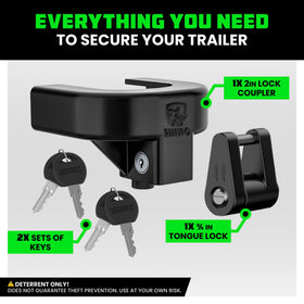 Rhino USA keys and included components showing ease of use and quick installation