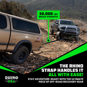 Rhino USA roadside rescue scene showing reliable towing support benefit