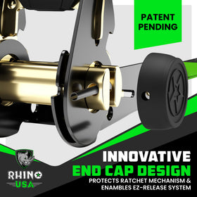 Rhino USA padded handle detail for comfortable grip and less hand fatigue