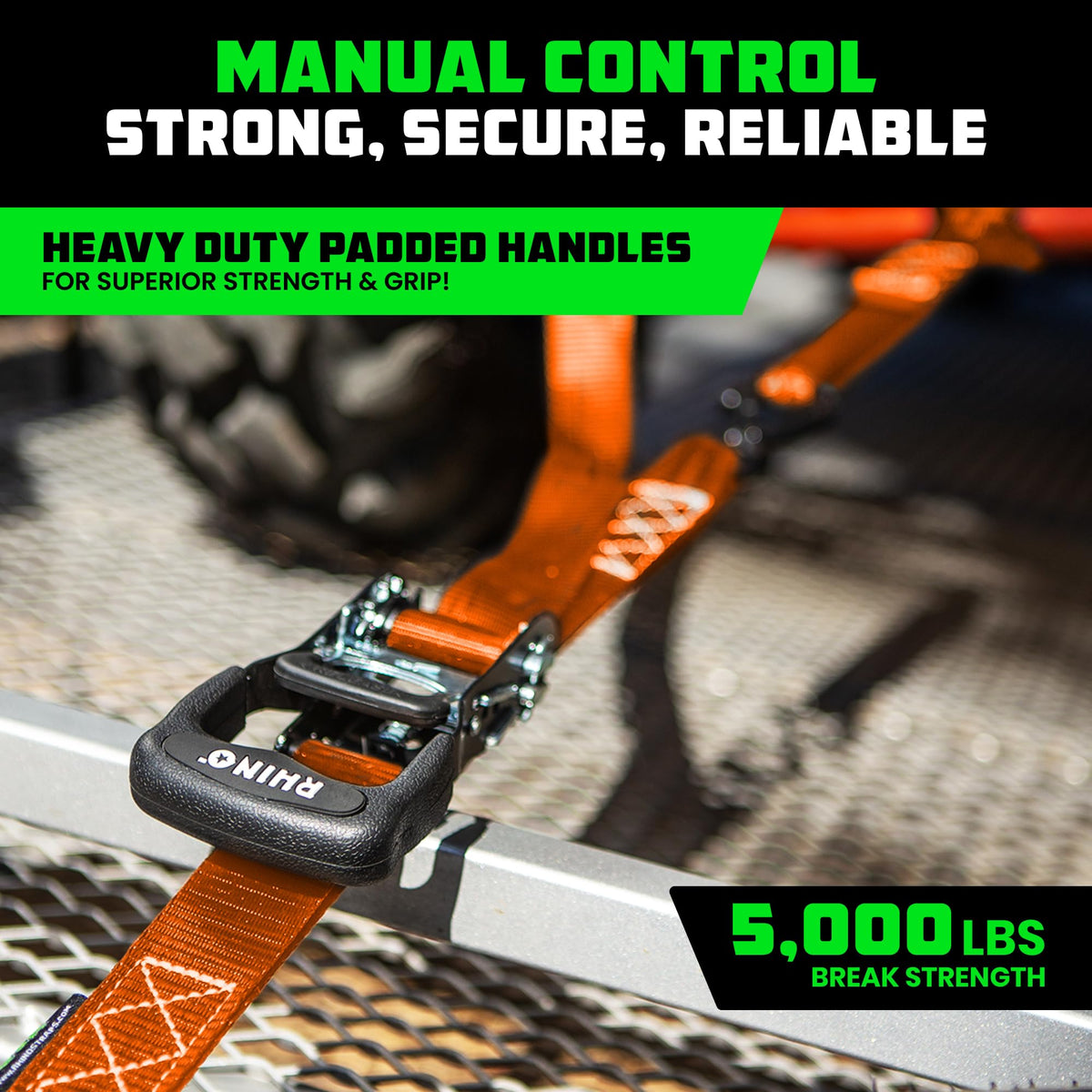 Rhino USA ratchet close-up highlighting zinc plating and durability