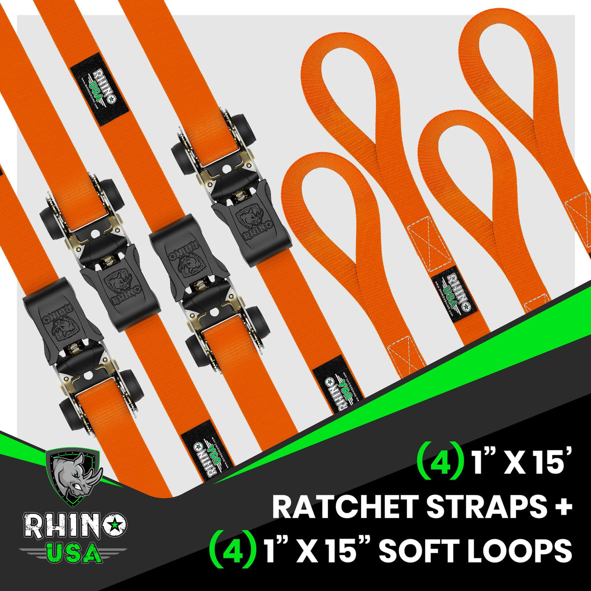 Rhino USA S-hook detail showing plated finish and secure anchor
