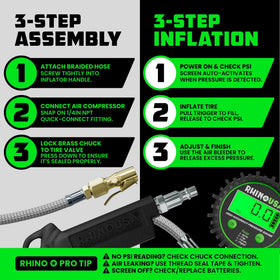 Rhino USA size comparison illustrating compact tool portability and garage convenience