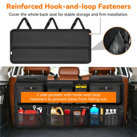 Rhino Valley installed in SUV backseat demonstrating secure fit and anti-shift benefit