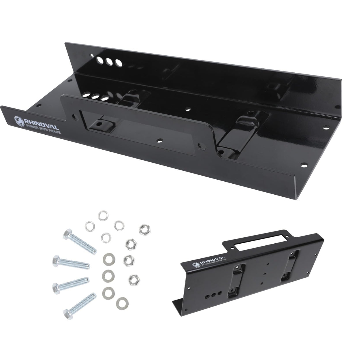 RHINOVAL front view of mounting plate showing fit and alignment benefit