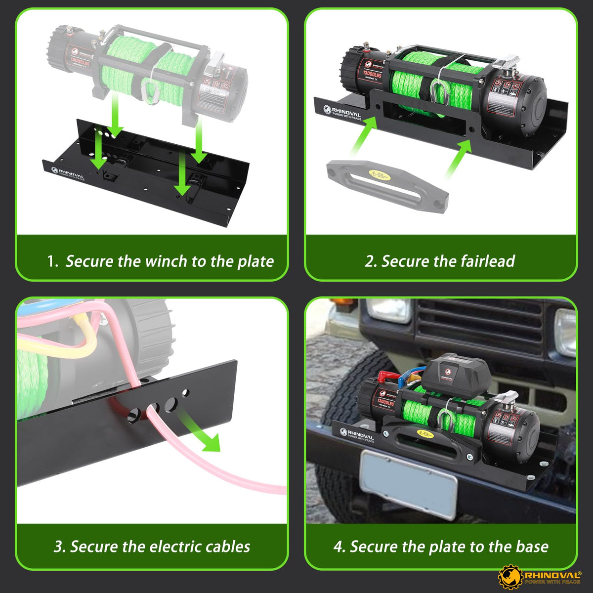 RHINOVAL mounted on truck bumper demonstrating robust installation benefit