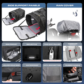 Rhinowalk folded flat for storage showing portability and space-saving benefit
