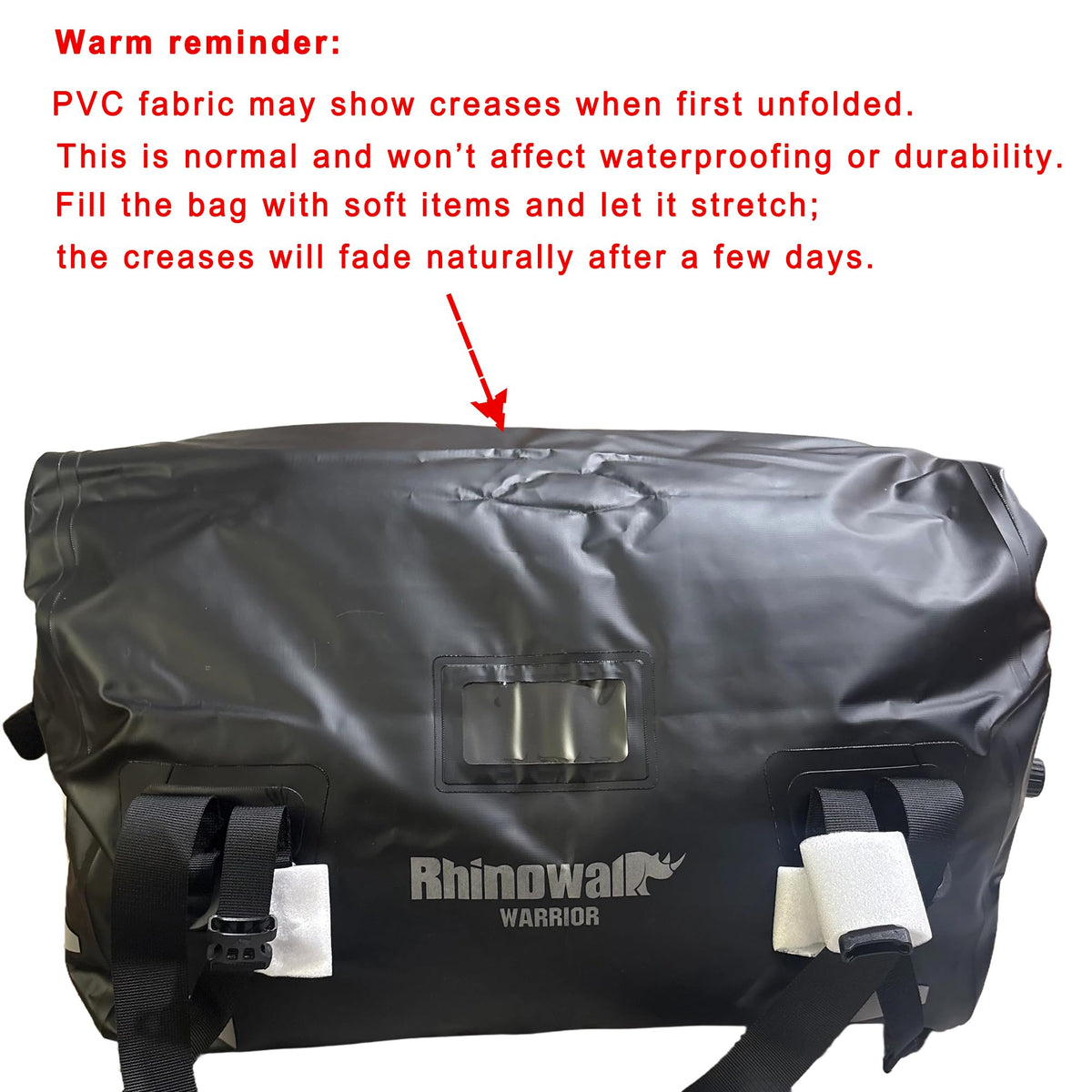 rhinowalk compression valve closeup for compact, stable packing