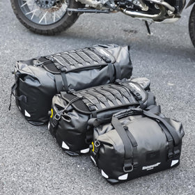 rhinowalk lifestyle weekend tour setup showing versatile packing