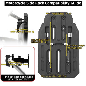 Rhinowalk MOLLE webbing and hooks detail for modular carry options