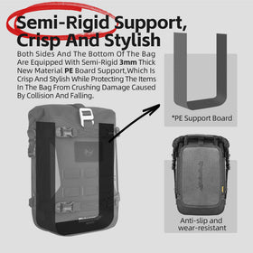 Rhinowalk removed waterproof inner liner demonstrating dry-gear protection