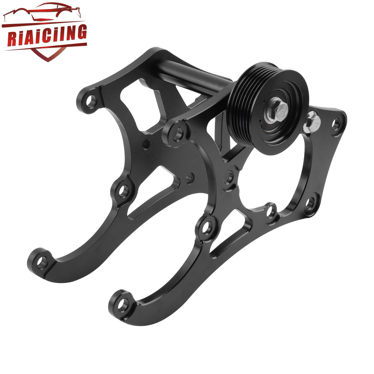 RiAiCiING bracket side view on LS engine showing clearance from frame rails