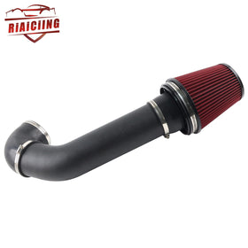 RiAiCiING intake lifestyle shot in a Camaro cruising, emphasizes improved sound and performance