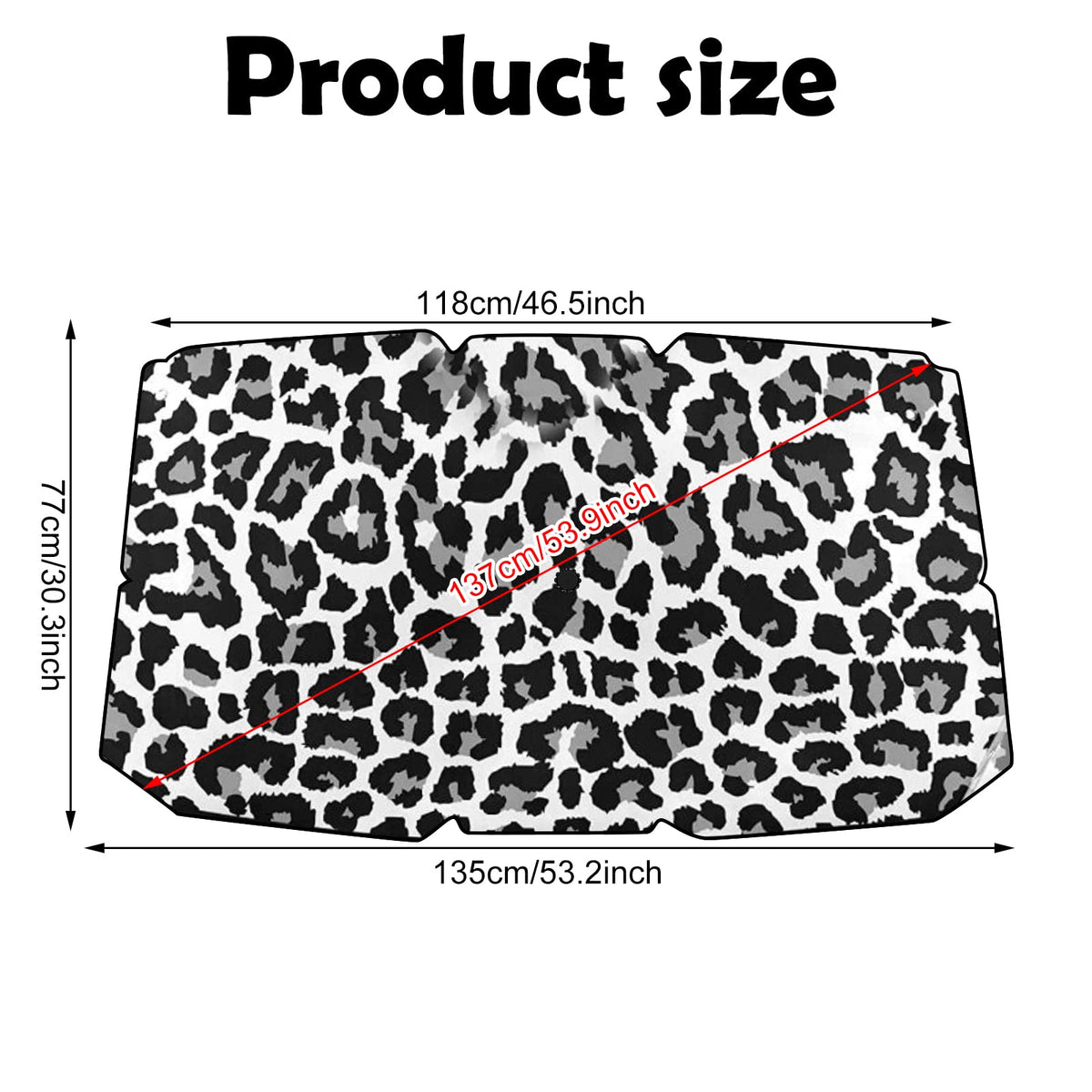 Riakrum leopard close-up of titanium-silver fabric texture highlighting reflective benefit