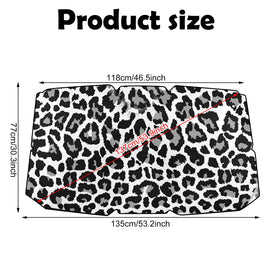 Riakrum leopard close-up of titanium-silver fabric texture highlighting reflective benefit