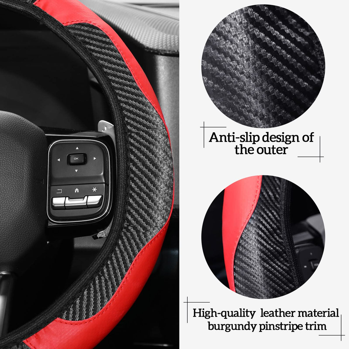 Riakrum installed kit on dashboard showing cohesive styling and refreshed interior benefit