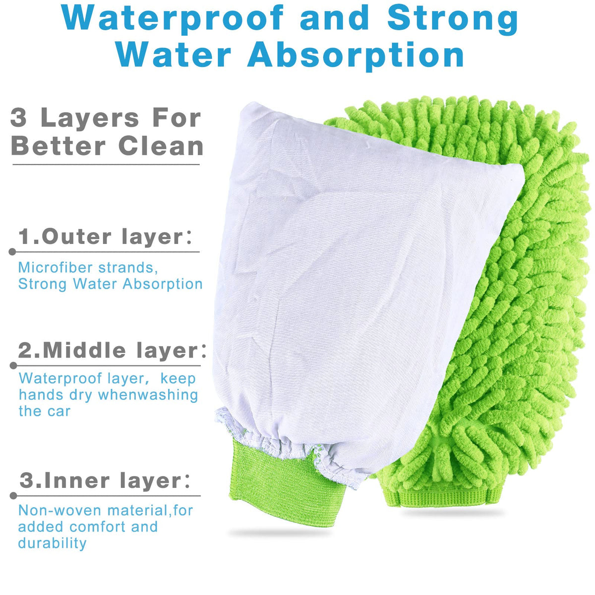 Riakrum mitt interior waterproof lining keeping hands dry and protected