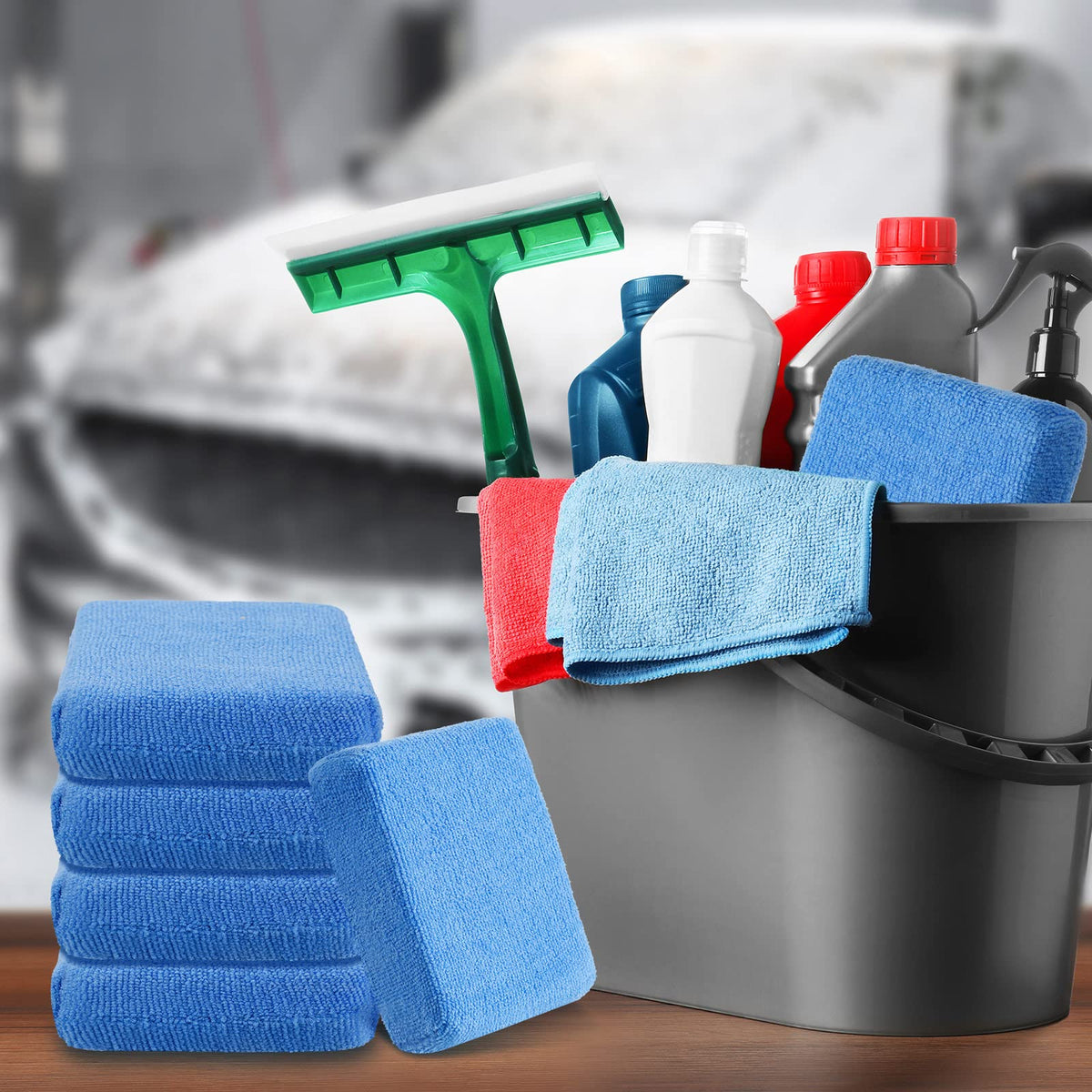 Riakrum clean pads after washing showing reusable durability