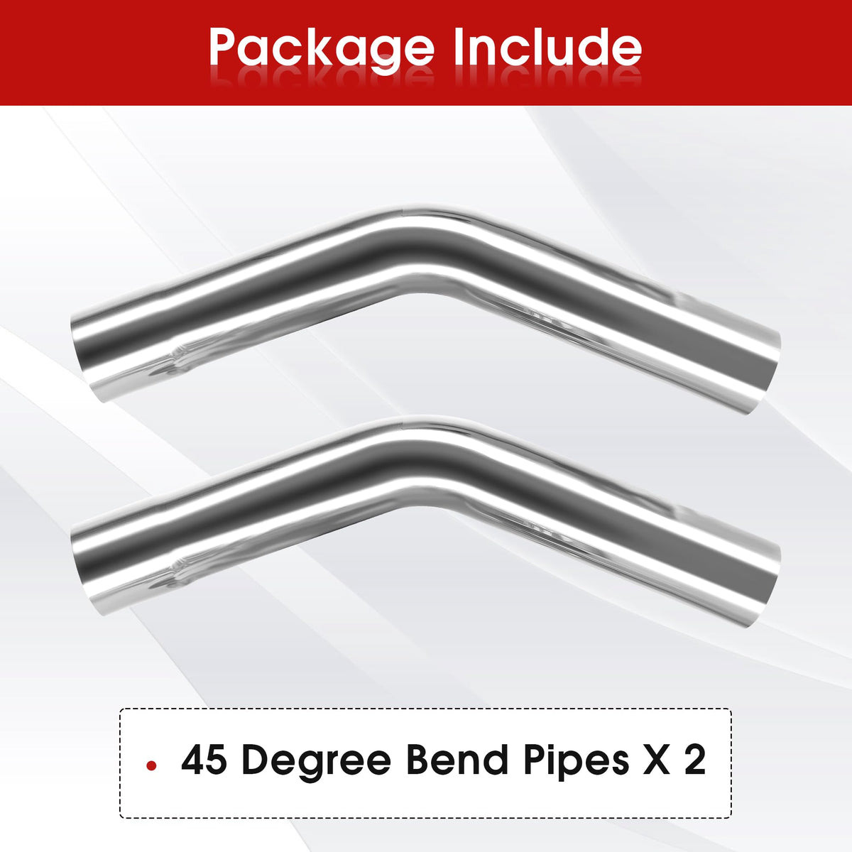 Richeer side profile of 45° bend showing mandrel-bend flow-preserving benefit
