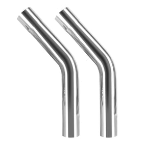 Richeer front view showing polished 45° elbow and clean finish benefits
