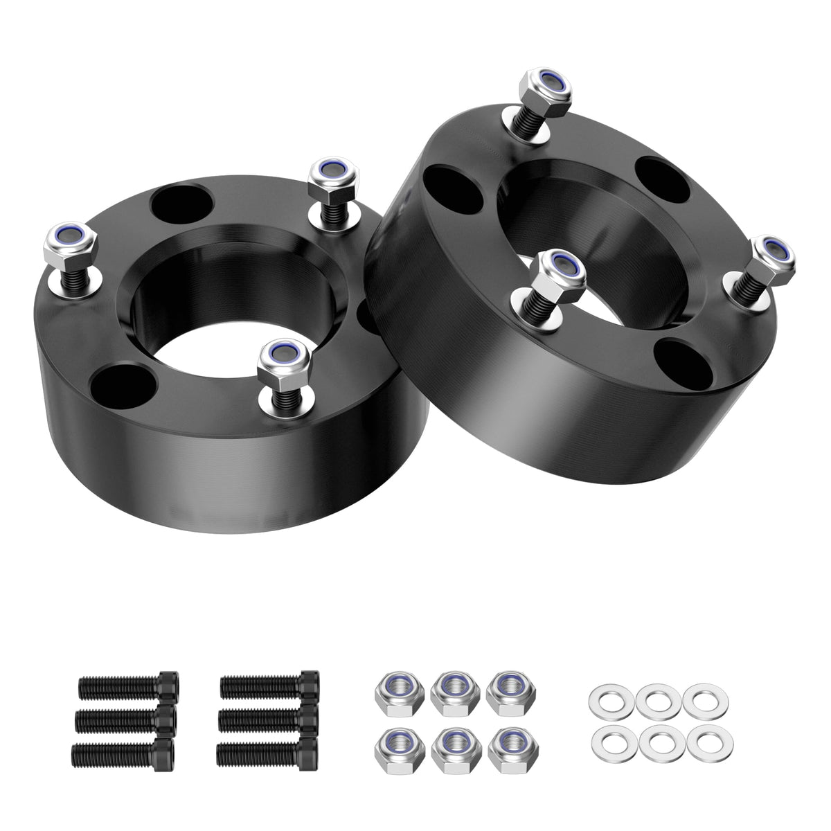 Richeer front leveling kit front view showing fit and finish benefits