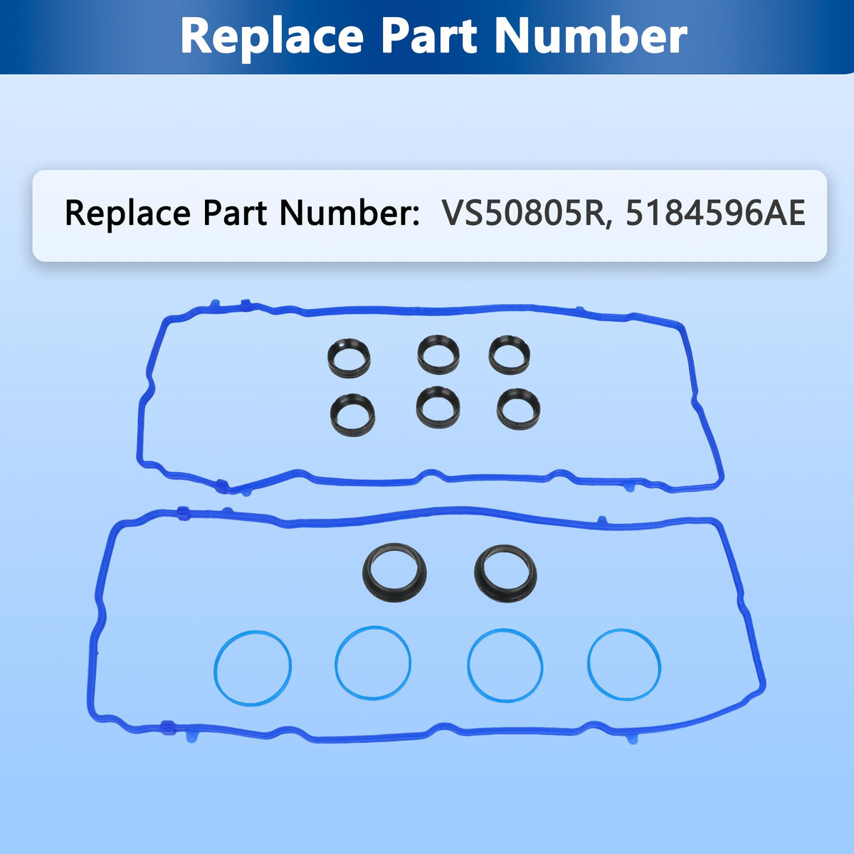 RICHWEI gasket installed on engine valve cover demonstrating leak prevention and fit accuracy