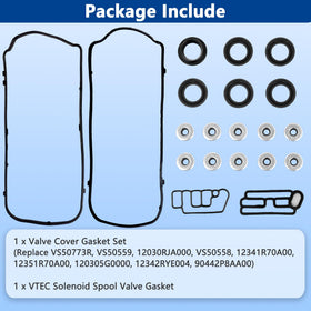 RICHWEI gasket set installed on engine illustrating correct fit and cleaner engine bays