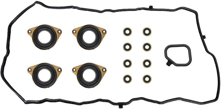 RICHWEI valve cover gasket front packaging showing part compatibility benefits.