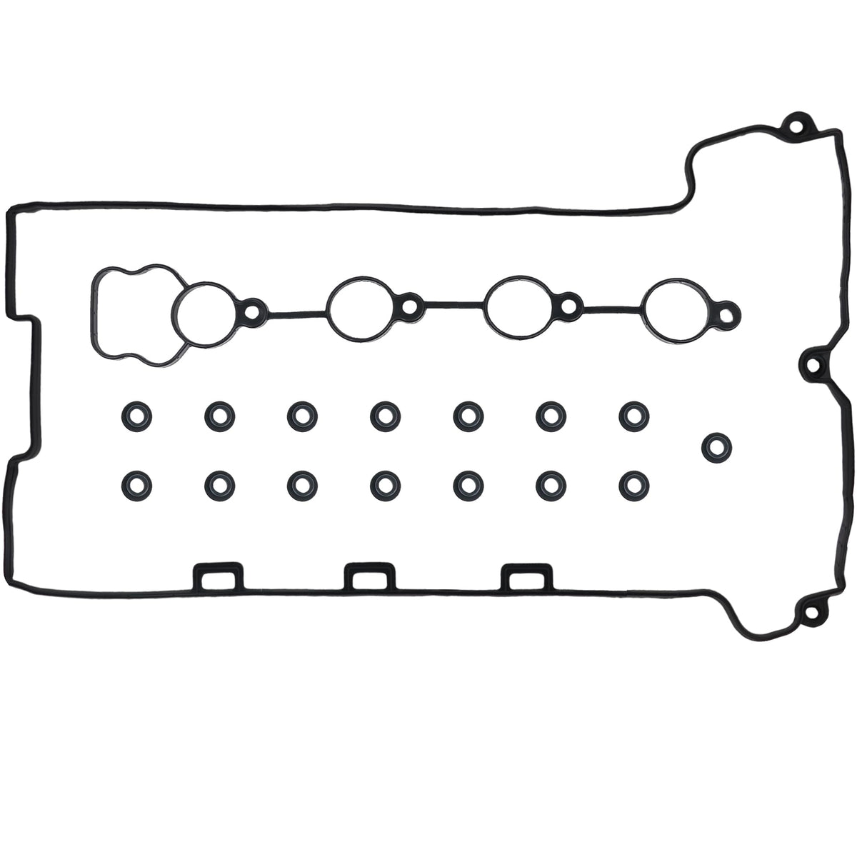 RICHWEI valve cover gasket front packaging showing kit and benefit clear compatibility