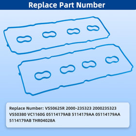 RICHWEI gasket installed on a V8 engine showing clean fit and leak prevention