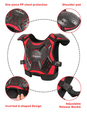 RIDBIKER back protector close-up demonstrating strong impact coverage