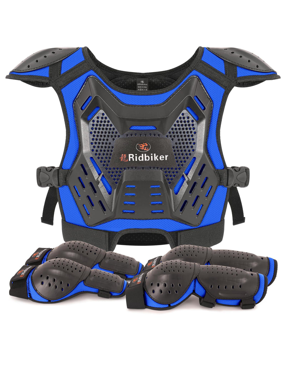 RIDBIKER front vest showing PP shell and breathable comfort