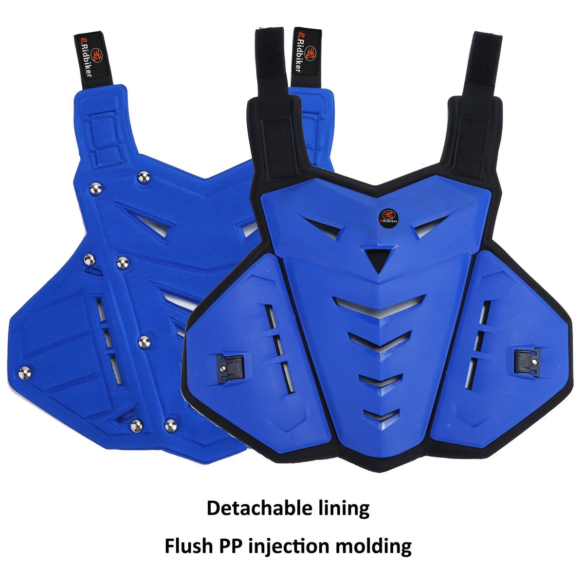 RIDBIKER quick-release buckle for fast on and off convenience