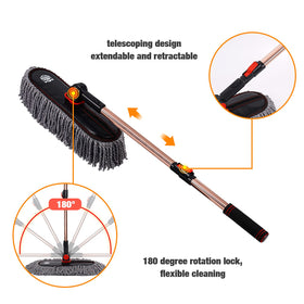RIDE KINGS angle lock joint demonstration enabling hands-free angled cleaning