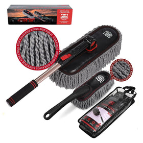 RIDE KINGS front packaging showing the full 3-piece duster kit and benefits