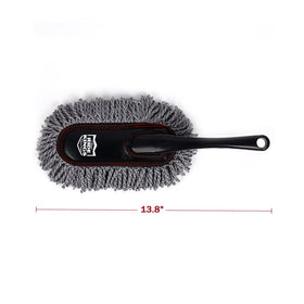 RIDE KINGS duster next to a hand to show length and size for scale