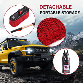 RIDE KINGS telescopic pole extended reaching SUV roof for quick dusting benefit