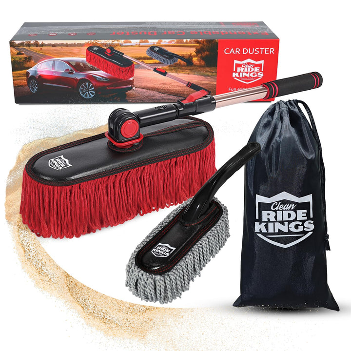 RIDE KINGS exterior front view showing complete duster for quick shine