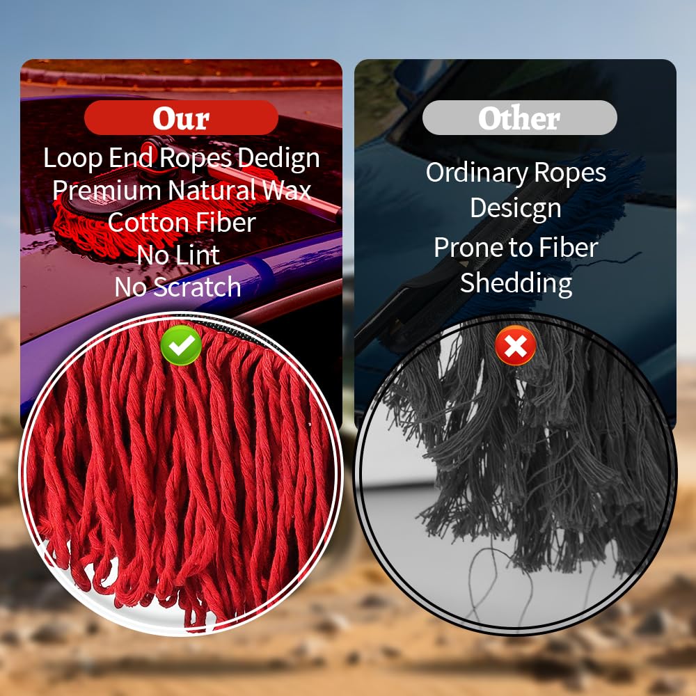 RIDE KINGS microfiber brush detail capturing dust in vents