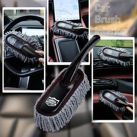 RIDE KINGS storage bag holding duster set for tidy portability