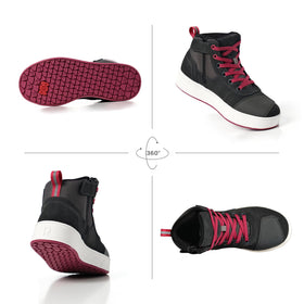 RIDEIRON ankle and heel guards providing added impact protection
