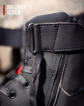 RIDEIRON breathable lining interior for long-ride comfort